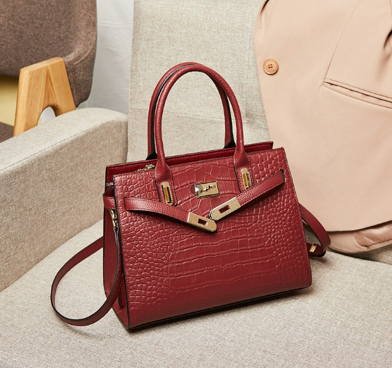 WishBiz Luxury Leather Handbag